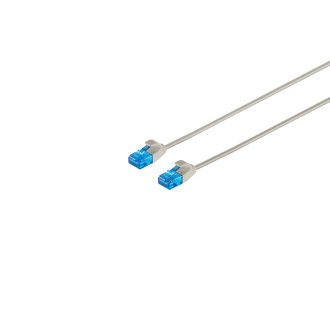 Patchcable Cat. 6 slim, U/UTP, grey, 5m