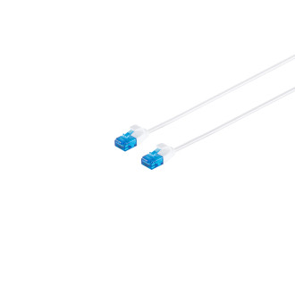 Patchcable Cat. 6 slim, U/UTP, white, 5m