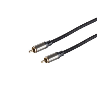 BlackCotton RCA Coaxial Cable, 5,0m