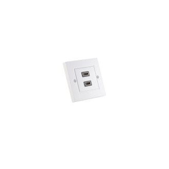 HDMI wall socket double, 4K