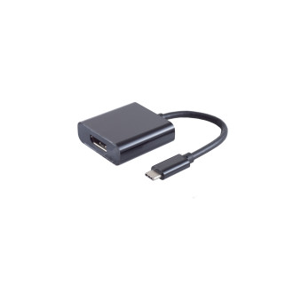 USB-C adapter, DP jack, 4K60Hz, black