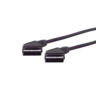 Scart-plug to Scart-plug, Typ U, 3m