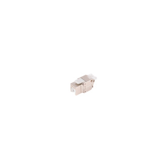 RJ-45 keystone, Cat. 6A, STP, ClampFix, toolless