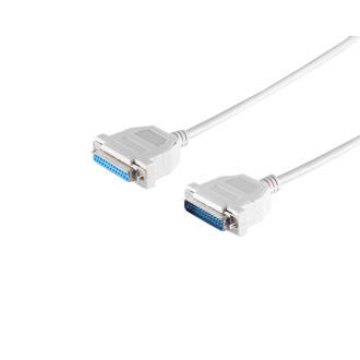 SUB-D ext. 25pin SUB-D pl./25pin SUB-D skt. 7.0m