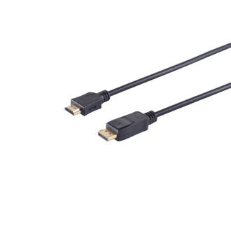 DisplayPort 1.2 adapter cable, HDMI-A, 4K, 2m