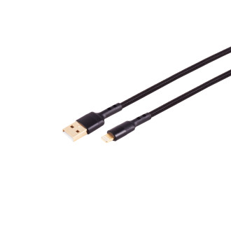 BlackCotton USB-A adapter cable, 8-Pin, 2.0, 1m