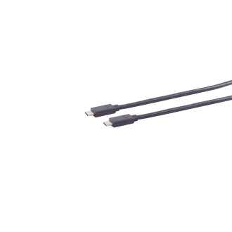 USB-C connecting cable, 3.2 Gen 2x2, black, 2m