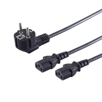 Y-mains cable 1,8m, 3x1,5mm²