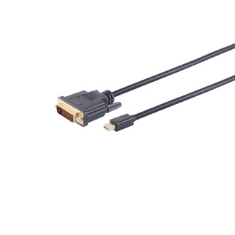 Mini DisplayPort 1.2 adapter cable, DVI-D 24+1, 5m