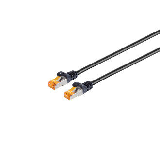 Patchcable Cat. 6A Outdoor S/FTP, black, 15m