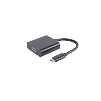 USB-C adapter, HDMI-A jack, 4K60Hz, black