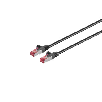 Patchcable cat6A S/FTP PIMF Halogenfree bk 15,0m