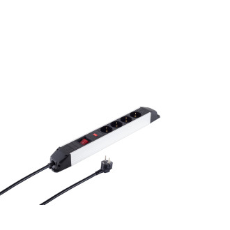 ALU Power Strip 4-way, SP, black