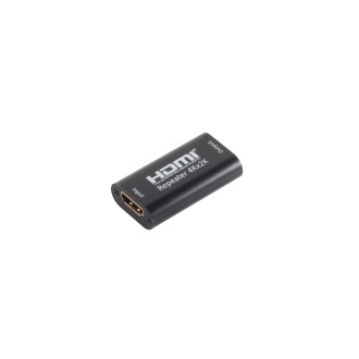 HDMI extender, metal, 4K30Hz, black