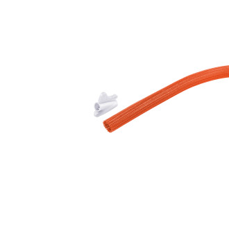 Flex cable duct set, 13mm, orange, 7.5m