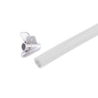 Flex cable duct set, 25mm, white, 3.75m