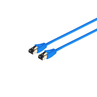 Patchcable CAT 8.1 F/FTP LSZH blue 15m