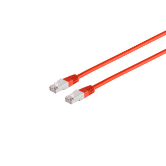 Patchkabel cat 6 S/FTP PIMF Halogenfree red 30m