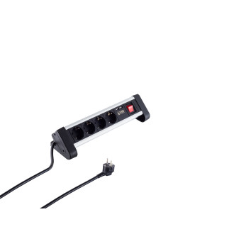 Tablepowersocket 4-way with USB Charger
