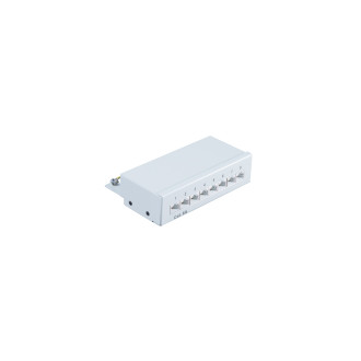 Patchpanel Cat.6A, 8-Port lightgrey