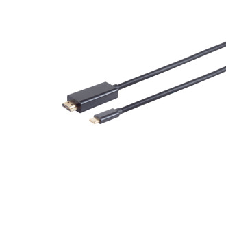 USB-C adapter cable, HDMI-A, 8K60Hz, 1m