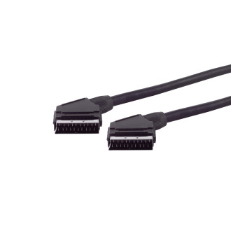 Scart-plug to Scart-plug, control cable, 3m