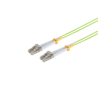 FO Patchcable LC/LC 50/125µ, OM5 lime green, 15m