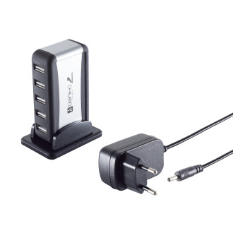USB 2.0 Hub 7-way with power Supply