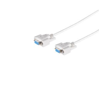 SUB-D connection cable 2x9-pol. Sub-D-jack 3m