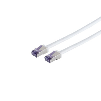 Patchcable Cat. 6A SuperFlex S/FTP, white, 30m