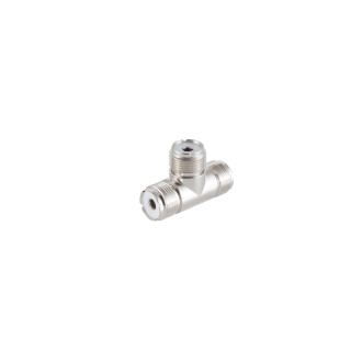 T - adapter, 3 UHF - jacks