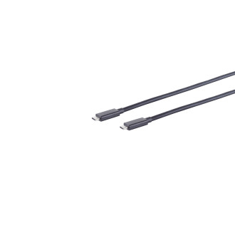 USB-C connecting cable, 4.0 Gen 3x2, black, 1.5m