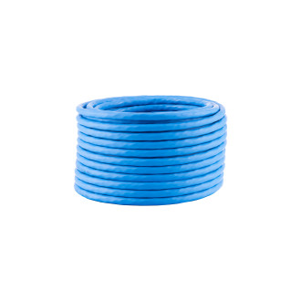 Cat. 8 solid cable, S/FTP, LSZH, blue, 25m
