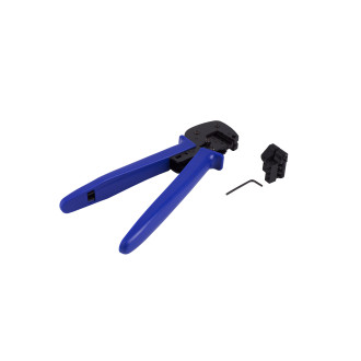 PV4 crimping tool, Pro, 2.5/4/6mm², 26-10AWG, blue