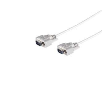 VGA-monitor cable 2 x 15-pol. HDD-plug 1.8m