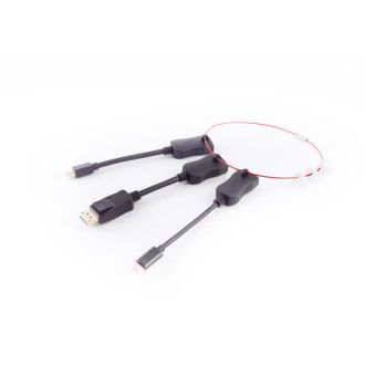 HDMI-A adapter set, DP/mDP/USB-C plug, 4K60Hz