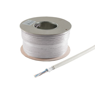 Cat. 5E patch cord, SF/UTP, bulk, grey, 500m