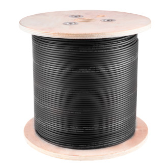 Solar cable 4mm², H1Z2Z2-K, CPR, bulk, black, 500m