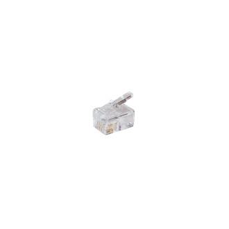 modular plug 4-pins gold plated