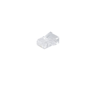 modular-plug 8-pins 4 contacts round gold plated