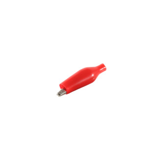 Alligator clip, full isollated, red