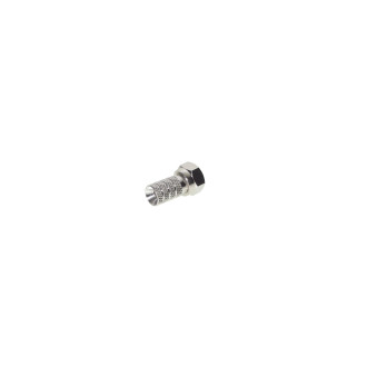 F-plug, 4,0, with large nut