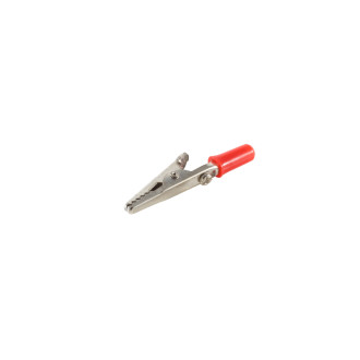 Alligator clip, big, red