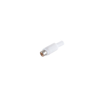 RCA jack, white