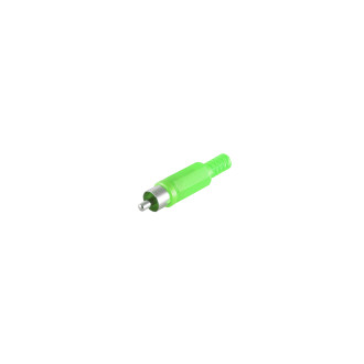 RCA plug, green