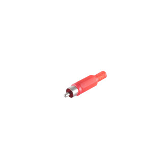RCA plug, red