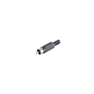 RCA plug, black