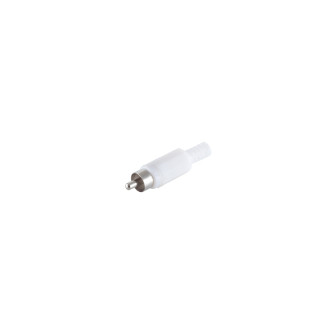 RCA plug, white