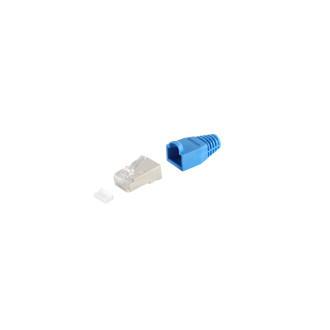 networkplug cat.5 u. 6 insertion aid + spout blue