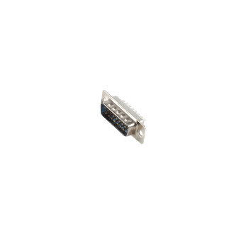 Solder plug, D-Sub, 15-pole, gold plated